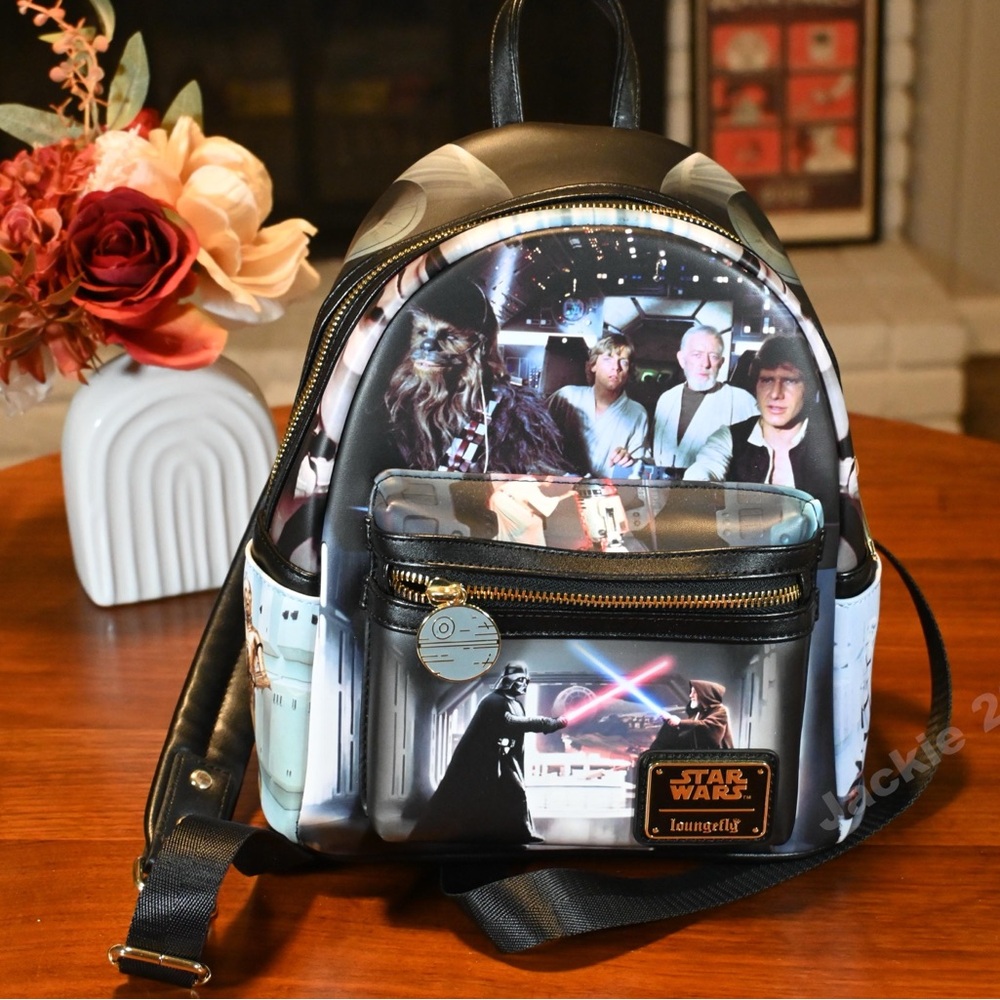 Loungefly Star Wars Black and White Backpack